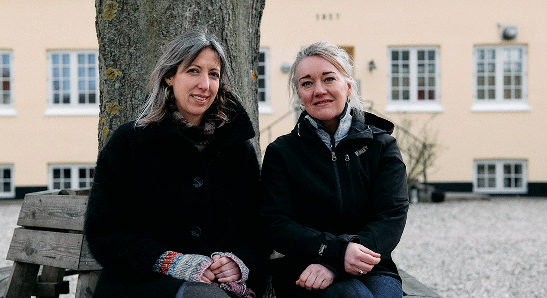 Stine Grønbæk Jensen og Sarah Smed